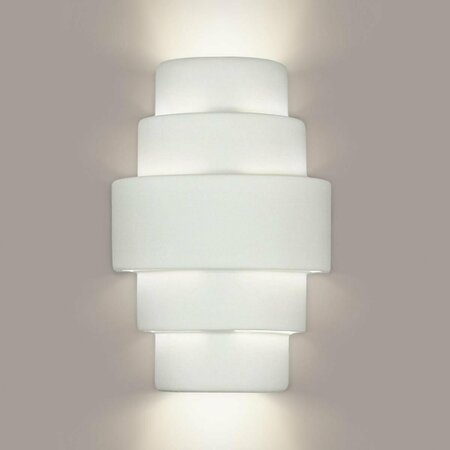 A19 LIGHTING San Marcos E26 Base Dimmable LED Wall Sconce, Bisque 1401-2LEDE26